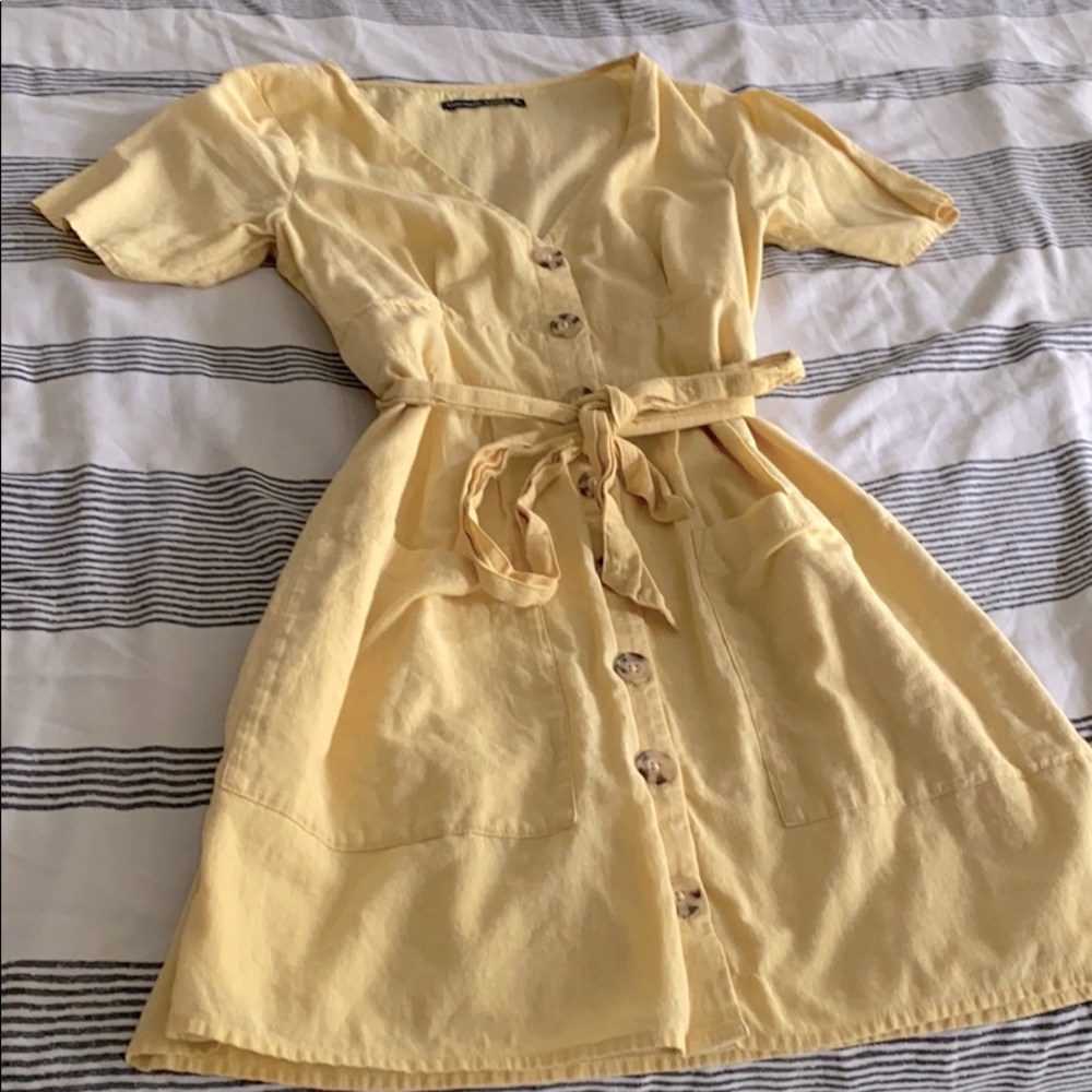 Yellow summer dress